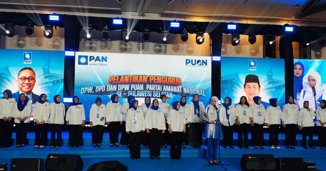 Irmawati Haeruddin Resmi Pimpin PUAN Sulsel, Susunan Pengurus Diisi Tokoh Perempuan