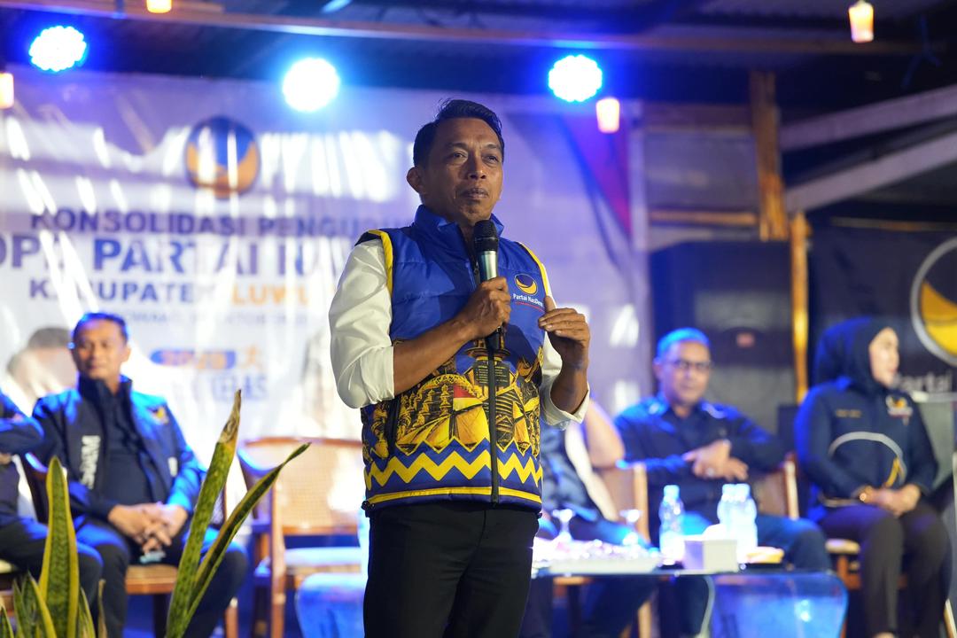 Konsolidasi NasDem se-Luwu Raya, Syaharuddin Alrif Ajak Kader Perkuat Soliditas Partai