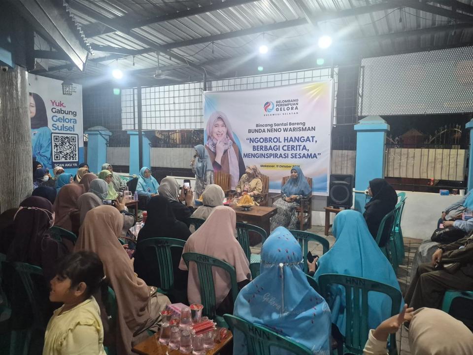 Neno Warisman Ajak Perempuan Gelora Sulsel Perkuat Keluarga dan Berani Mengambil Peran dalam Perubahan