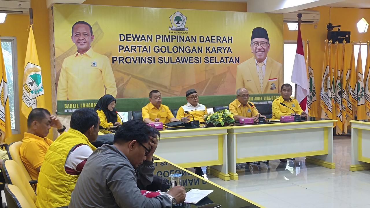 Pelantikan Golkar Sulsel Bakal Dihadiri Ribuan Kader dan Sejumlah Menteri