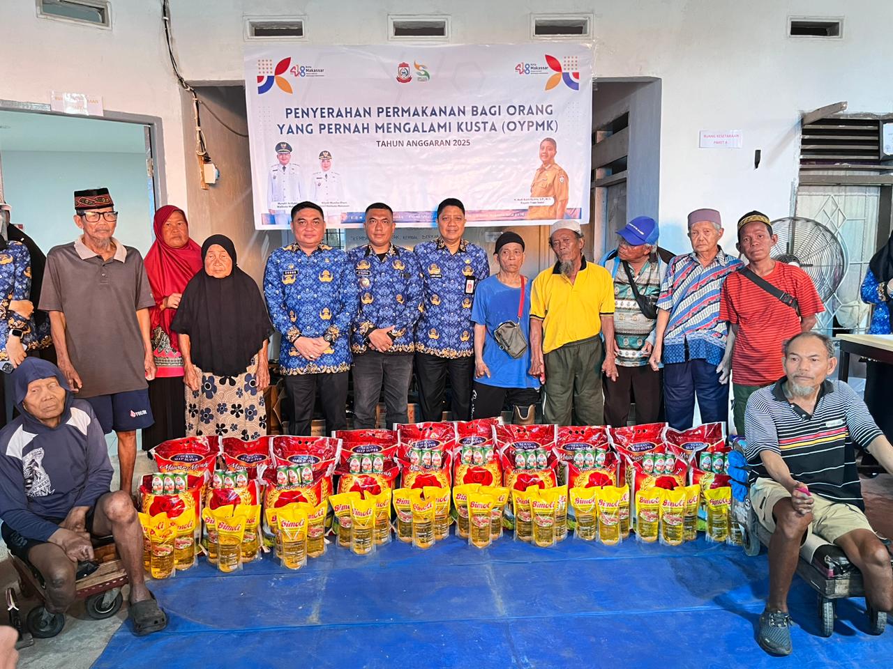 Pemkot Makassar Salurkan Bantuan Natura untuk 550 Penyintas Kusta